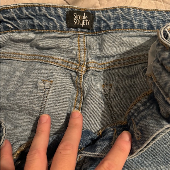 Simply Society Distressed and Worn Jeans size 7 - Picture 4 of 5